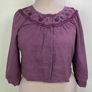 Boston Design Studio Size 14 Purple Bolero
